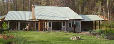 Sustainable, passive solar home and cooking school